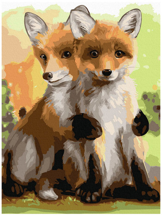 Numeromalowanie Classic 30x40 Lisia wierność, iPicasso