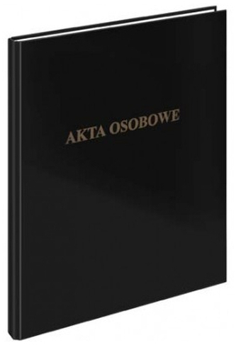 Akta osobowe - segregator A4 2R 20 mm czarne, VauPe