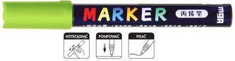 Marker akrylowy 1-2 mm, zielony żółtawy APL503-51, M&G;