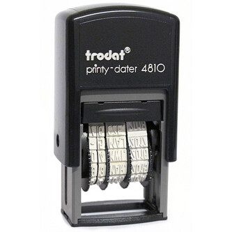 Datownik Dzień - Miesiąc POL - Rok czcionka 4 mm Printy 4810 POLN, Trodat