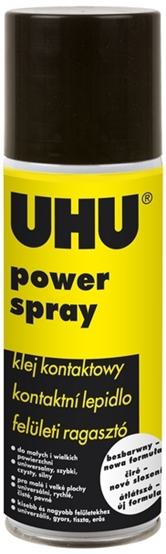Klej Power spray, 200 ml, nowa wersja, UHU