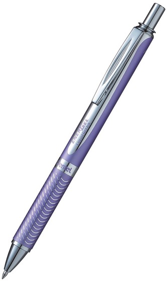 Pióro kulkowe Energel Sterling fioletowe - wkład 0,7 mm nieb. BL407-TR1VCPL, Pentel