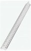Linijka skalówka trójkątna 30 cm plastik. nr 31 Inżynier, Leniar