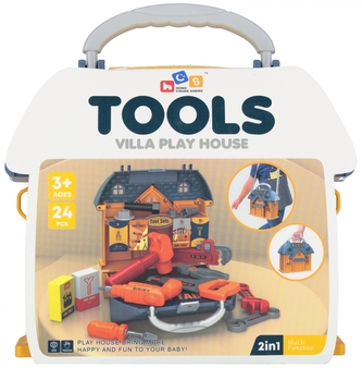 Warsztat z narzędziami 3w1. Domek