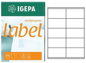 Etykiety 105x57mm 10x100ark., Igepa Label