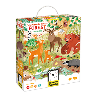 Wild Jumbo Puzzle. Forest Animals 3+