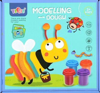 Masa plastyczna z planszami. Owady