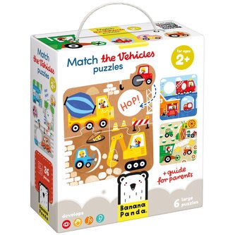 Match the Vehicles. Puzzles 2+