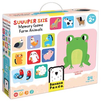 Suuuper Size Memory Game. Farm Animals 2+ Suuuper Size Memory Game. Farm Animals 2+