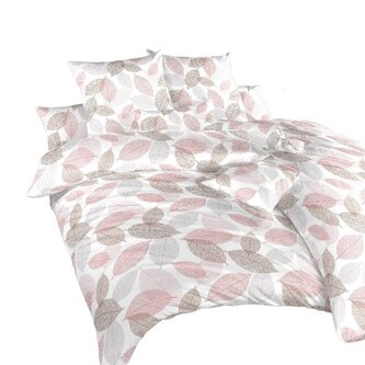 Dadka Povlečení satén Podzim hnědý 200x200, 2x70x90 cm