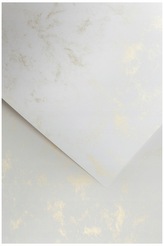 Papier ozdobny Marmur złoty 50 szt./op. 120g/m2, Galeria Papieru