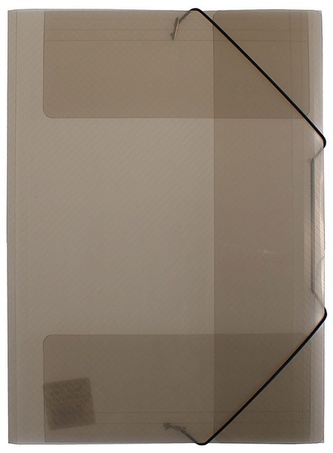 Teczka z gumką A4 PP szer.transp-dymn. TG-12-04, Biurfol