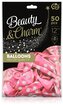 Balony Beauty&Charm, Grochy, pastelowe różowe 12" op. 50 szt., GoDan