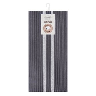 Bavlněná utěrka VAINA tmavě šedá 100% bavlna 50x70 cm MyBestHome