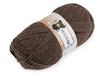 Pletací příze medvídková 100 g - 1 ks - 10 (62052) hnědá