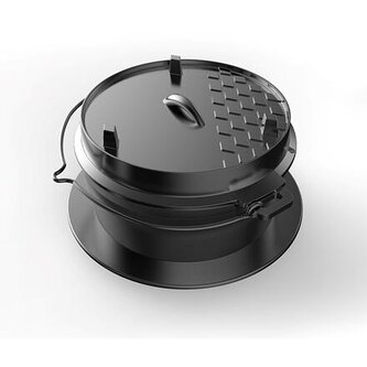 Dutch Oven Litinový kotlík s nástavcem a víkem, 6 l TEPRO 8230N