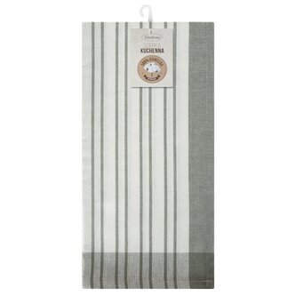 Bavlněná utěrka VALA šedá 100% bavlna 50x70 cm MyBestHome