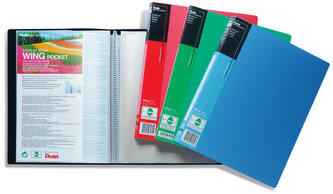 Album ofertowy 60 koszulek A4 nieb. Wing, Pentel