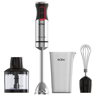 Mixér Solac, BA5616, Pro Chef 1201, tyčový, 4 čepele z nerezové oceli, turbo funkce, 1200 W