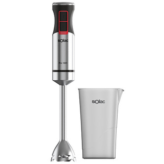Mixér Solac, BA5615, Pro 1201, tyčový, 4 čepele z nerezové oceli, turbo funkce, drtič ledu, 1200 W