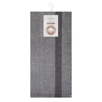 Bavlněná utěrka VADIM tmavě šedá 100% bavlna 50x70 cm MyBestHome