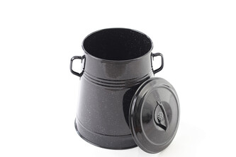 Olymp, BERYL, nádoba na sádlo s poklicí, 10 l, černý granit