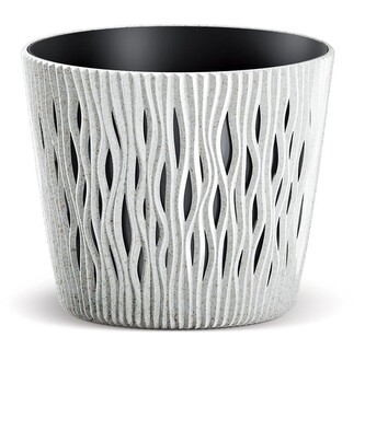 Květináč SCANDY ECO bílý, varianta 22,5 cm