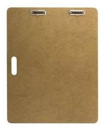 Podkład na rysunki 50x70 6mm z klipem, bez wycięcia, Leniar