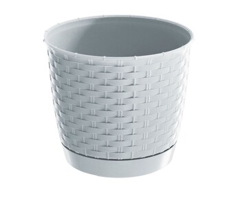 Květináč Ratolla Round bílý, varianta 14,5 cm