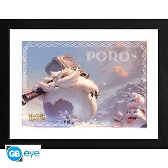 Obraz na zeď - League of Legends - Poro, 44.5 × 34.3 cm