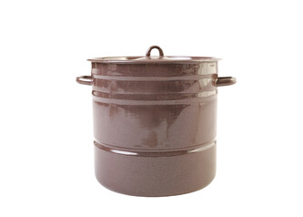 Olymp, Hrnec s poklicí 28 cm, 16 l (výška 26,7 cm), hnědý granit (2)