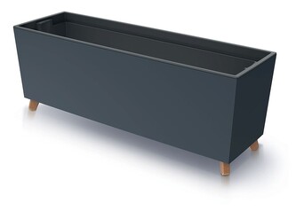 Truhlík s vkladem CORBI IV 77 cm antracit