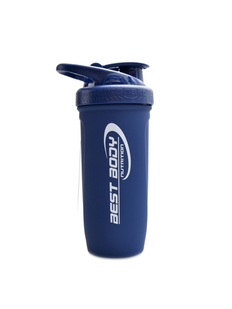 Best Body nutrition - Stainless steel shaker Reforce - Navy modrý mat