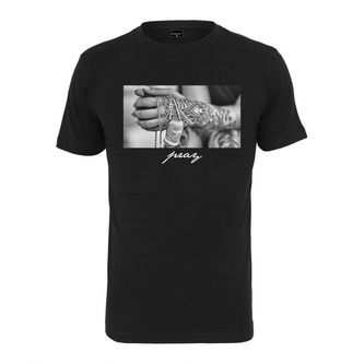 Triko Mister Tee Pray 2.0 - černé, XXL
