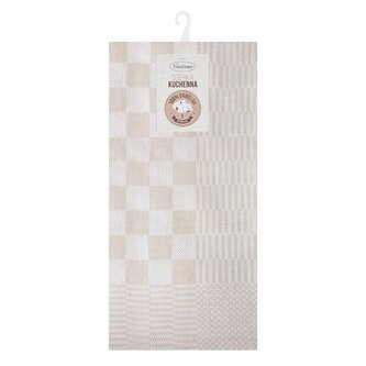 Bavlněná utěrka VIGO béžová 100% bavlna 50x70 cm MyBestHome 2 kusy v balení