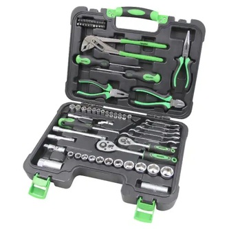 ISKRA, ERO 65-dílná sada nářadí v kufru HTWR-65