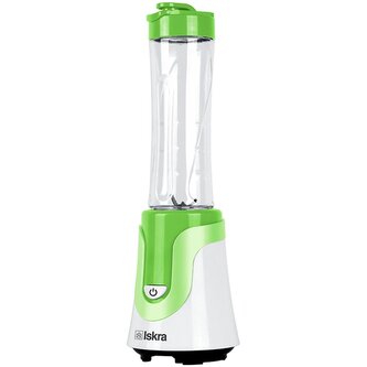 ISKRA smoothie mixér HY-1302-GR, 0,6 l, 300 W, bílá/zelená