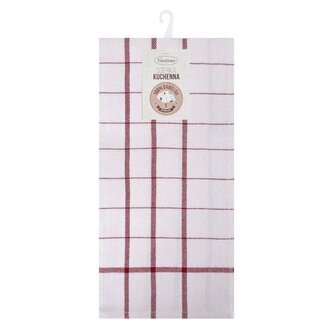 Bavlněná utěrka RUNA I. bílá 100% bavlna 50x70 cm MyBestHome