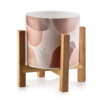 Keramický květináč na stojanu Ava mix II