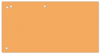 Przekładki karton, 1/3 A4, 240x105mm, 100szt, pomarańczowe, Office Products