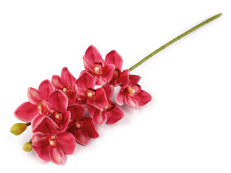 Umělá orchidej dlouhá - 1 ks - 3 růžová