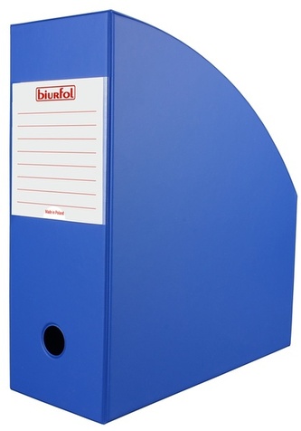 Pojemnik na czasopisma 11cm niebieski SE-37-03, Biurfol