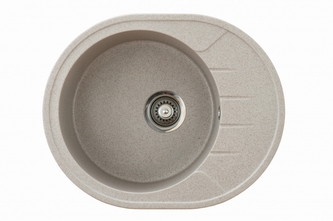 Metalac Inko, dřez X GRANIT VENERA M, 620 x 500 mm, průměr 90 mm pro sifon, tl. 12 mm (béžový), včetně sifonu