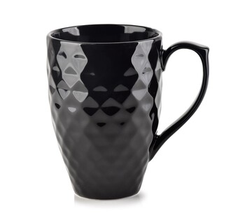 Porcelánový hrnek DIAMENT BLACK 280 ml černý