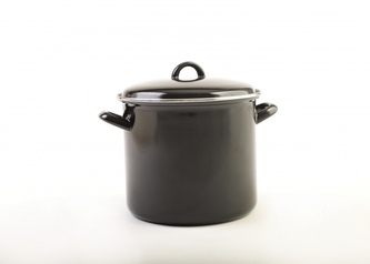 Olymp, Hrnec s poklicí 22 cm, 7,5 l ČERNÝ (4)
