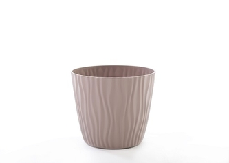 Gardino, Květináč SAHARA průměr 18 cm, hnědý