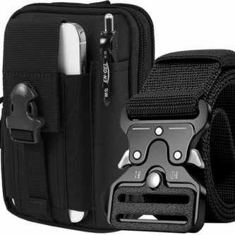 Taktická taška s opaskem Trizand - černá