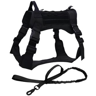 Taktický postroj s vodítkem Premium XL Camo Savana