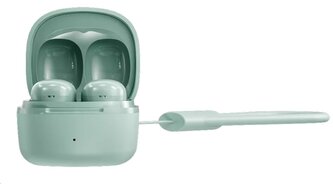 CANYON OnGO 4 Mini TWS BT sluchátka s mikrofonem, BT V5.3 JL 6983D2, pouzdro 180mAh+30mAh až 24h, zelená