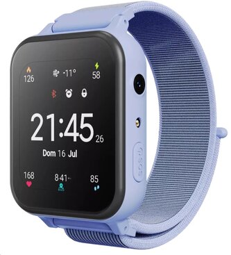 CANYON smart hodinky Alfie KW-37 BLUE, 1,69" IPS, IP66, Nano-SIM, obousměrné volání, 16 her, 512MB, MP3 Study&Game;